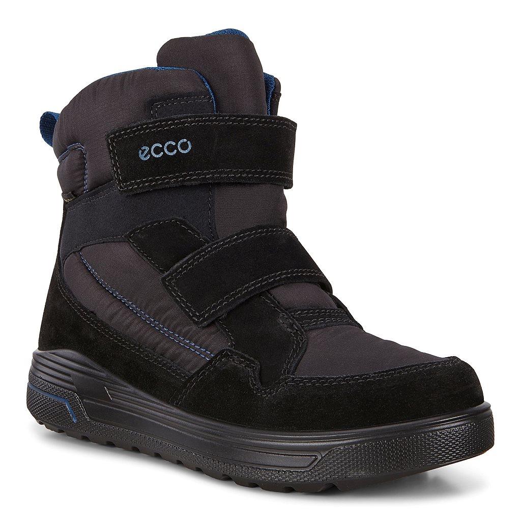 Ecco Urban Snowboarder Boys Boots In Black Sales - India HNY-364192